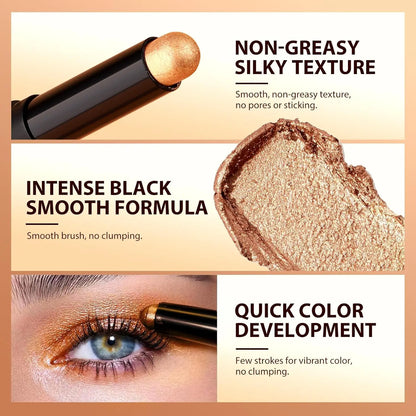 SEAGRIL  Cream Eyeshadow Stick Gift Set, 8 PCS Soft Smooth Matte Earth , Waterproof & Long-Lasting