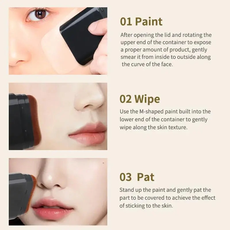 ✨Tiworld®  Foundation Concealer Stick Double-Ended Brush🔥Last Day Promotion 70% OFF