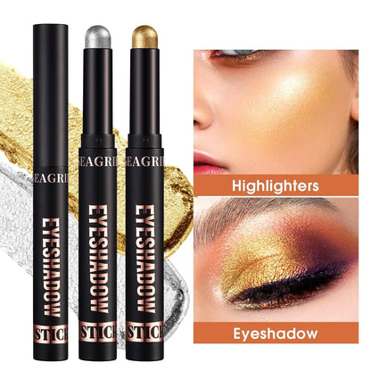 SEAGRIL  Cream Eyeshadow Stick Gift Set, 8 PCS Soft Smooth Matte Earth , Waterproof & Long-Lasting